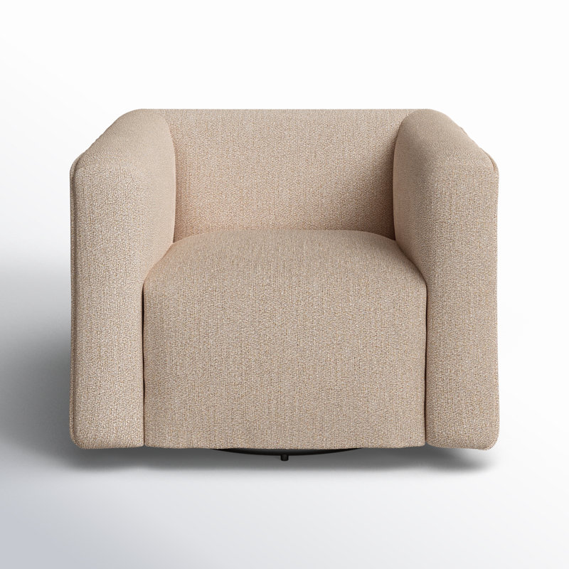Sweeney Swivel Chair, Kerbey Camel Polyester Blend