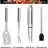 Stainless Steel Non-Stick Grilling Tool Set