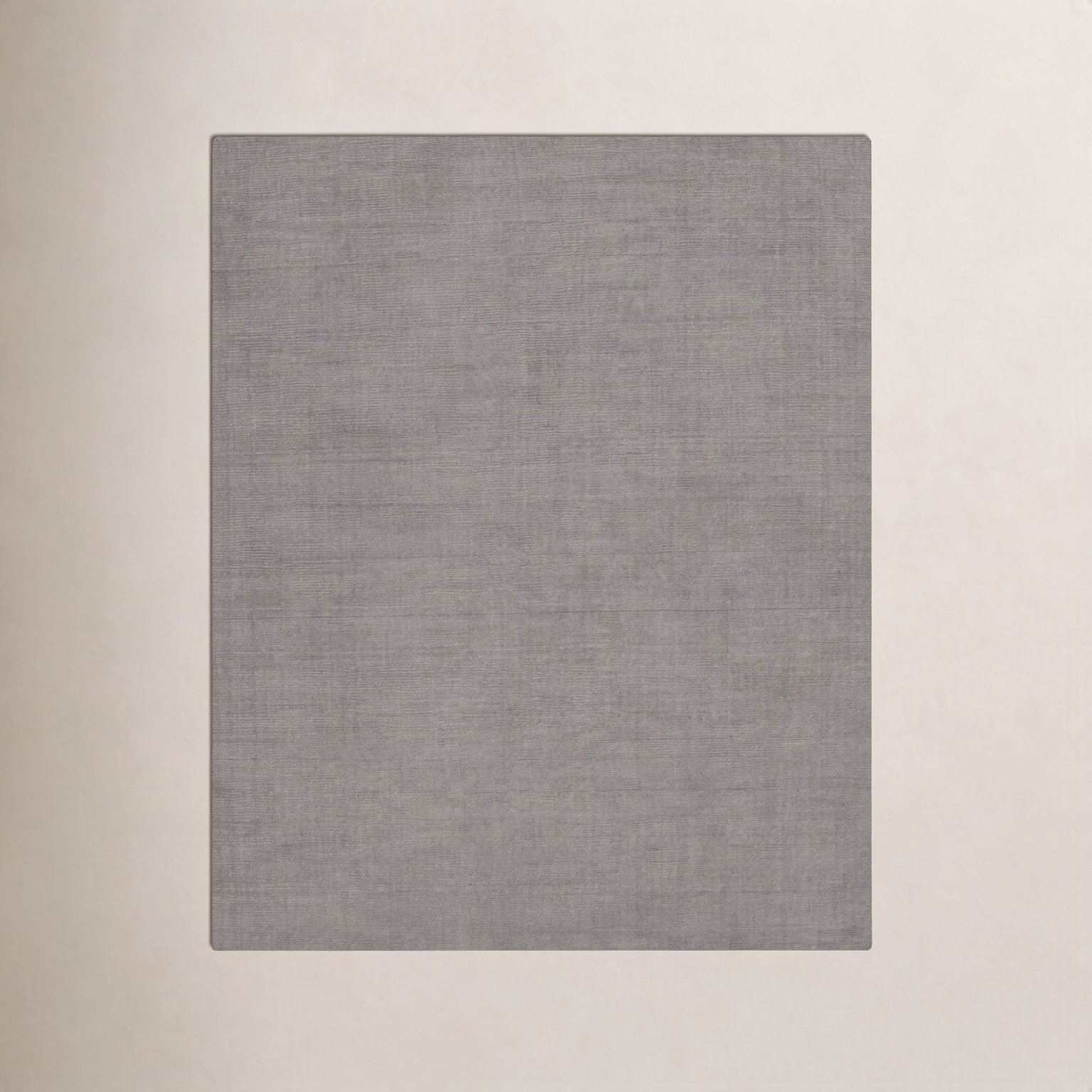 Crowe Dark Gray Hand-Loomed Striped Wool Rug, Rectangle 12' x 15'