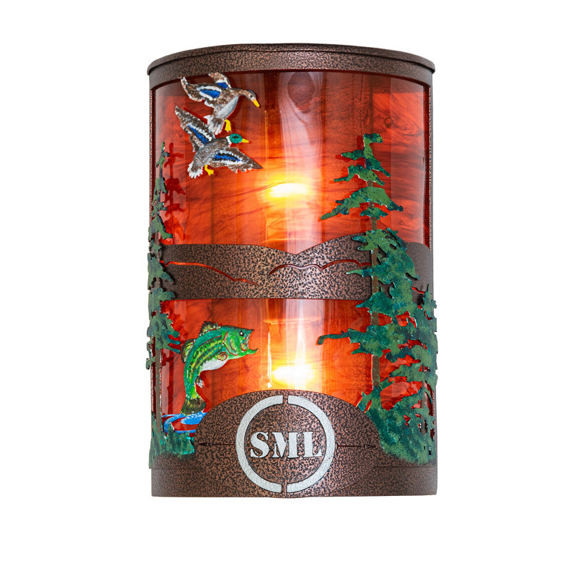 2 - Light Flush Mounted Sconce