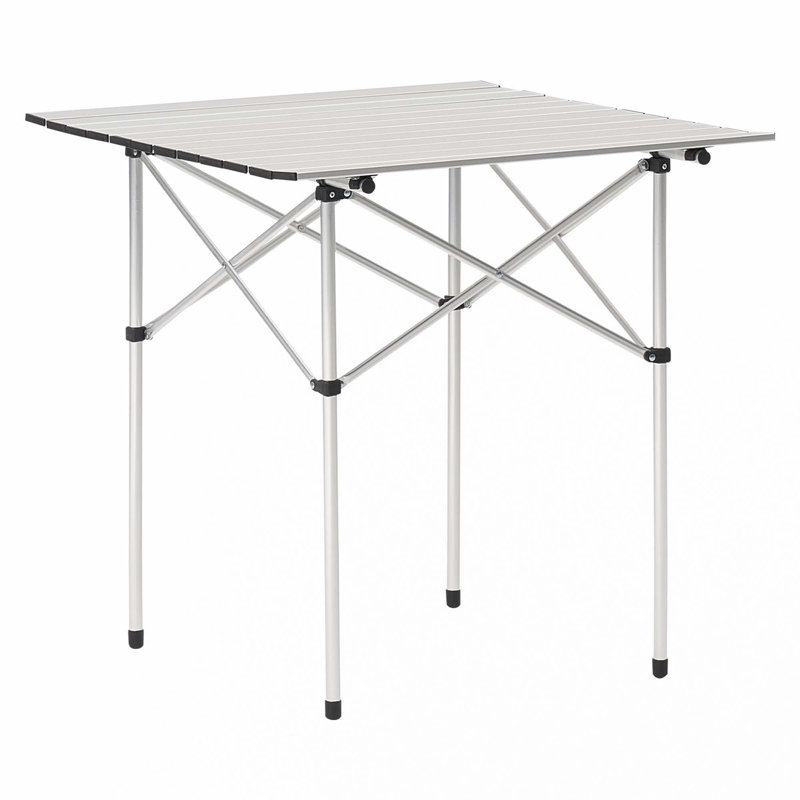 Table de camping pliante en aluminium