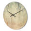 Horloge murale Hiver avec forêt brumeuse-63617366