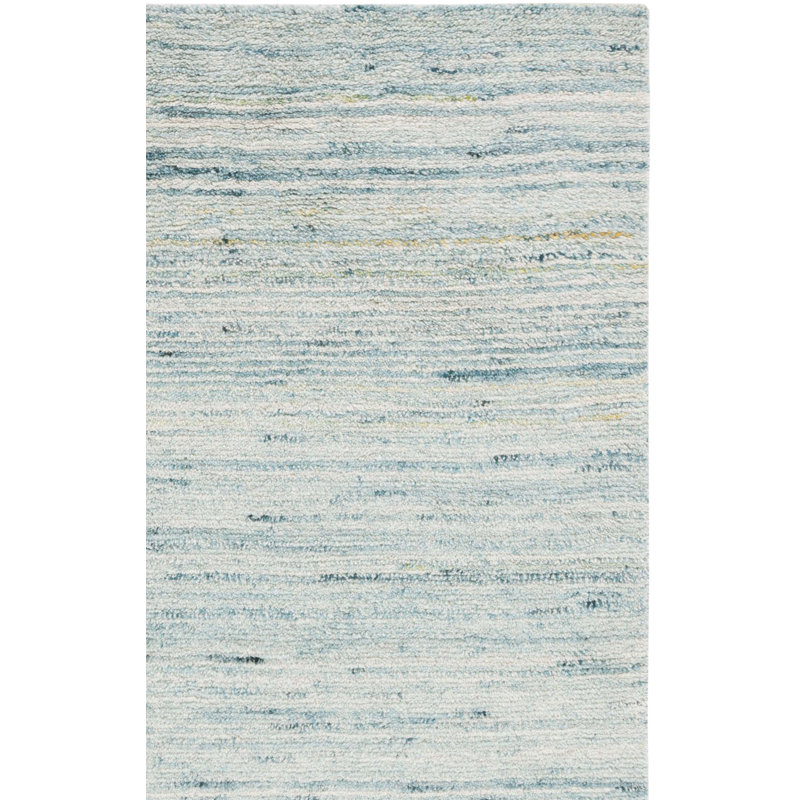 Pecktonville Hand Woven Performance Abstract Rug, Rectangle 2'3" x 5'
