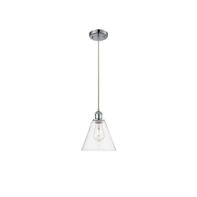 Luminaire suspendu conique à 1 lumière Halyn