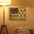 LED Wall Mounted Us Flag Coin Display Case