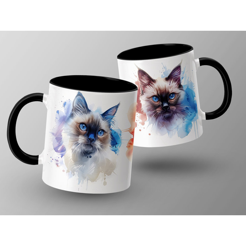 Ceramic Coffee Mug, 2, Black
