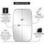 Miroir de salle de bain ovale moderne | Cadre en acier inoxydable-424648690-424648689