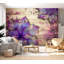 Murale fleurs de Miga sur bois-6317816