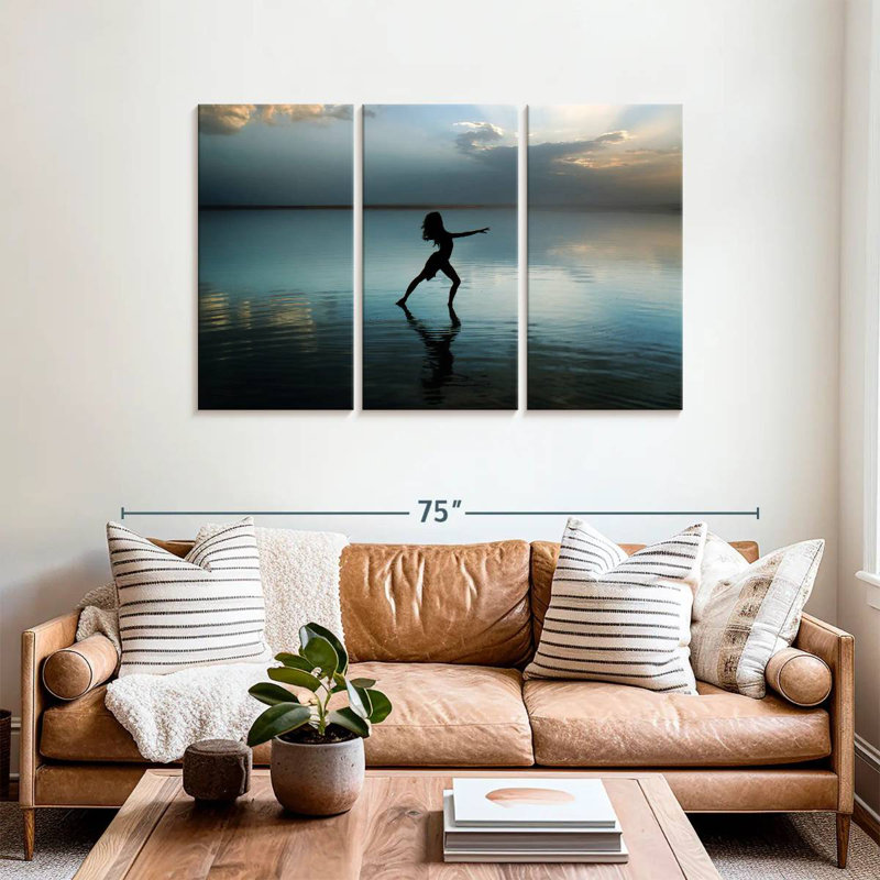 Enn Lake Ballet Dancer, 36" H x 57" W