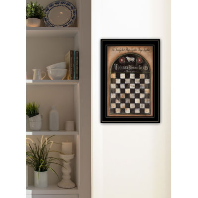 Woolsey Board Game Framed Wall Art for Living Room, Home Wall Decor Framed Print by Pam Britton