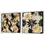 Monreal - Ensemble de 2 collages carrés botaniques abstraits-101858778-101858779