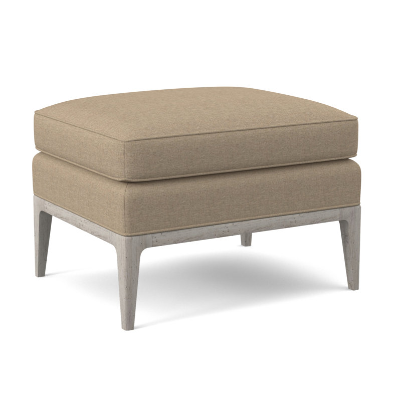 Claxton Ottoman, Elise Flax, Bisque