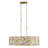 Kato 6-Light Oval Pendant - Havana Gold-1511346633