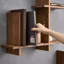 Tablette murale flottante en bois massif