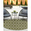 Tapis géométrique intérieur / extérieur vert-236058719