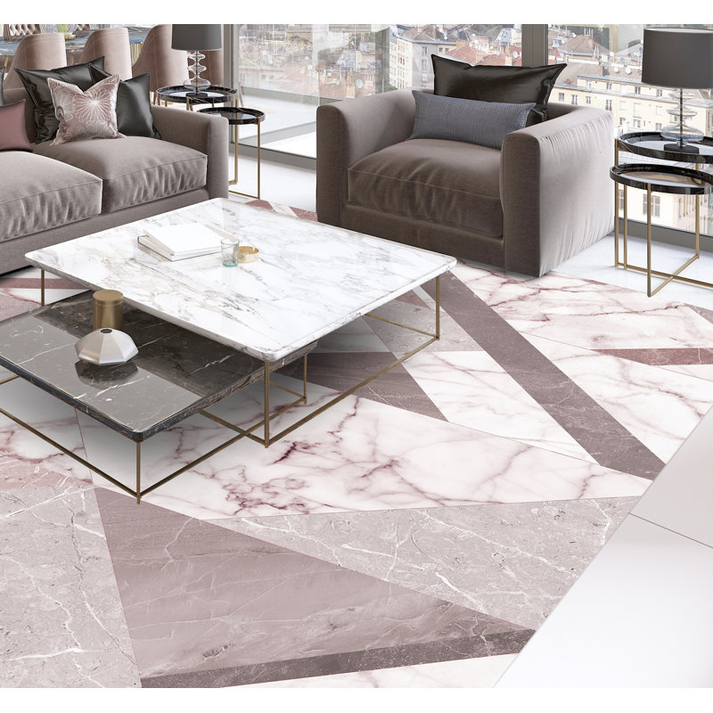 Ivanka Marble Brown/Beige Rug, Rectangle 133 x 200cm