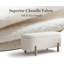 Chenille Upholstered Bench-2127322124