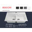 Baveno Lux 33.86'' L Double Basin Kitchen Sink
