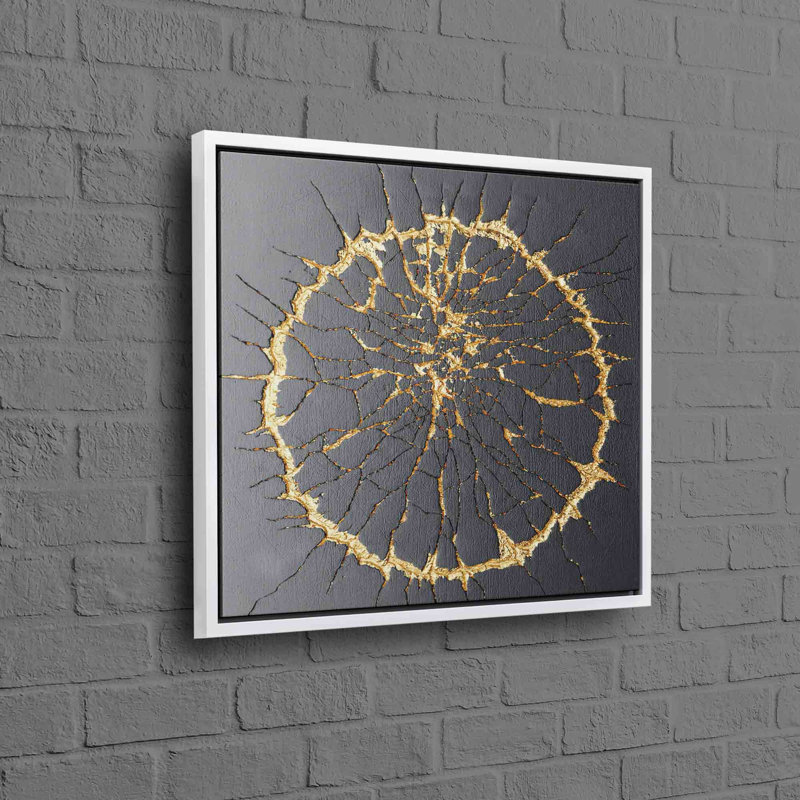 Print on Canvas, Framed Print without Mat, 40cm H x 40cm W, White