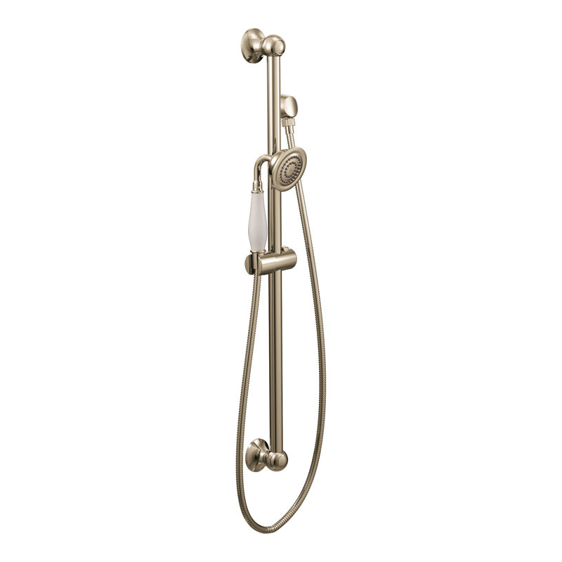 Weymouth Full Handheld Shower Head, Polished Nickel