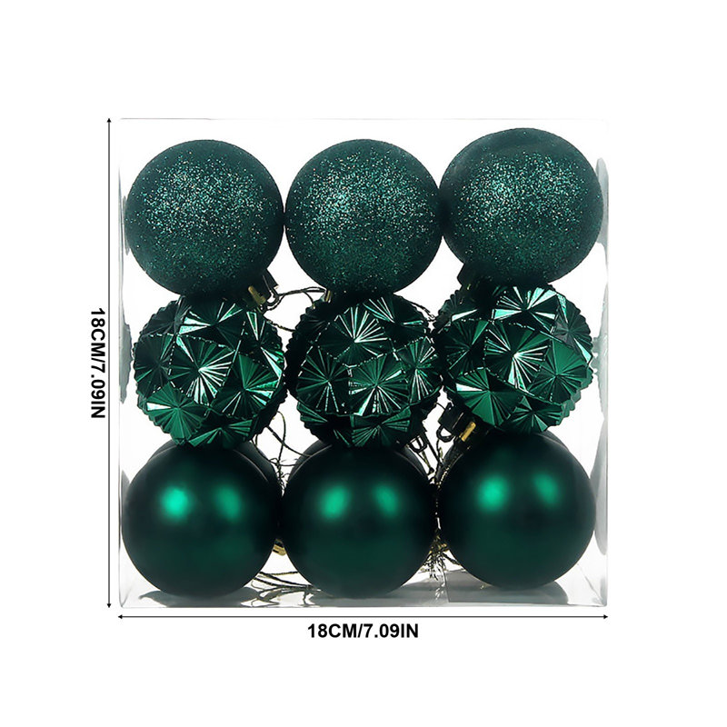 Décorations de Noël : Boules de Noël incassables à suspendre au sapin, pendentifs festifs et saisonniers, ornements décoratifs pour l'intérieur et les fêtes de Noël.