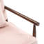 Fauteuil d'appoint rembourré en velours côtelé de 26,6 po de largeur avec coussin supplémentaire-1304302528