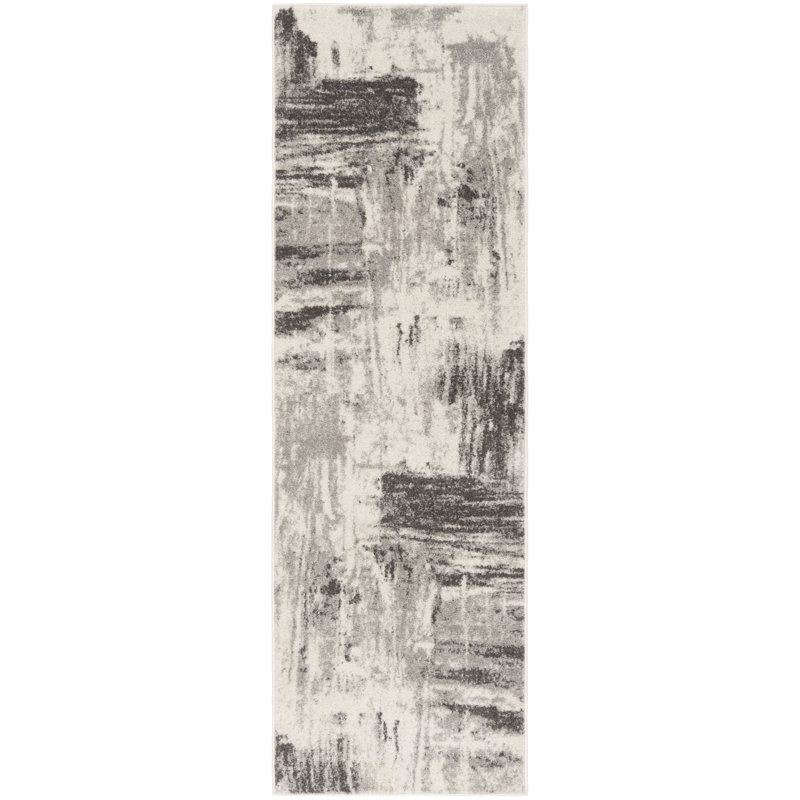 Shelby Abstract Hand Woven Area Rug, Runner 76 x 244 cm