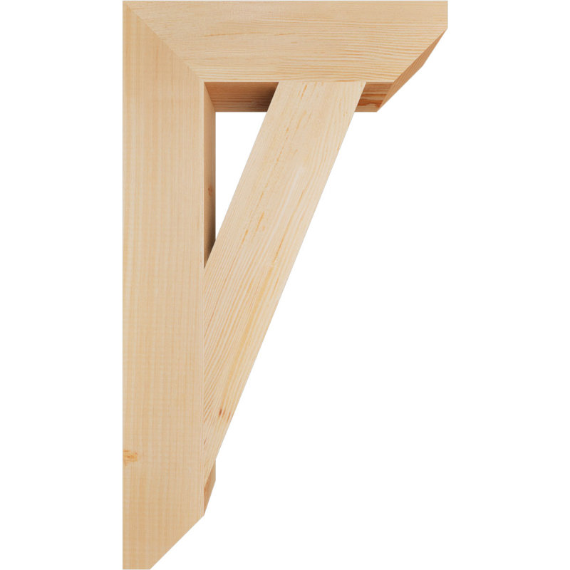 Support lisse à lattes 3 1/2 po x P 16 po x H 28 po, sapin Douglas, Sapin de Douglas, H 28 po x l 3,5 po x P 16 po