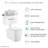 Concorde Back to Wall Concealed Tank Toilet Bowl Bundle in Glossy White