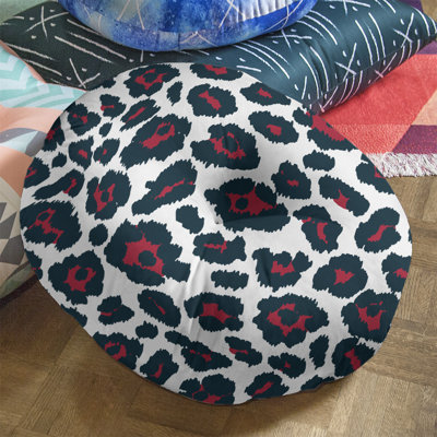 Housse et insert de coussin touffeté rond