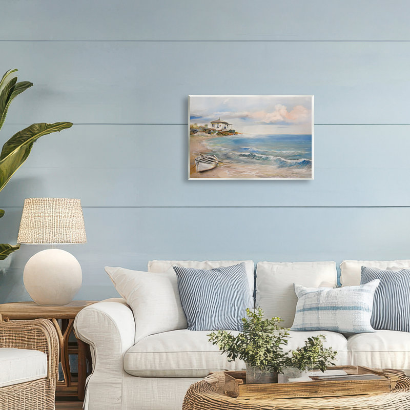 Plaque murale Shoreline Row³, par Ruane Manning, H 10 po x l 15 po