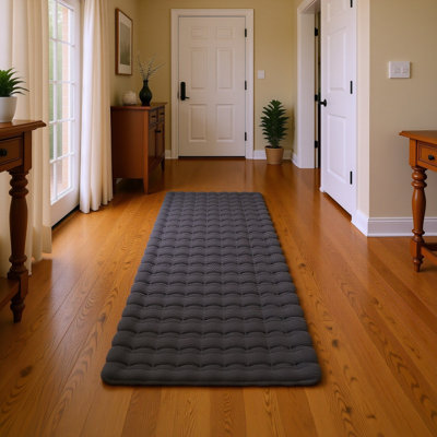 Solid Colour Knitted Area Rug