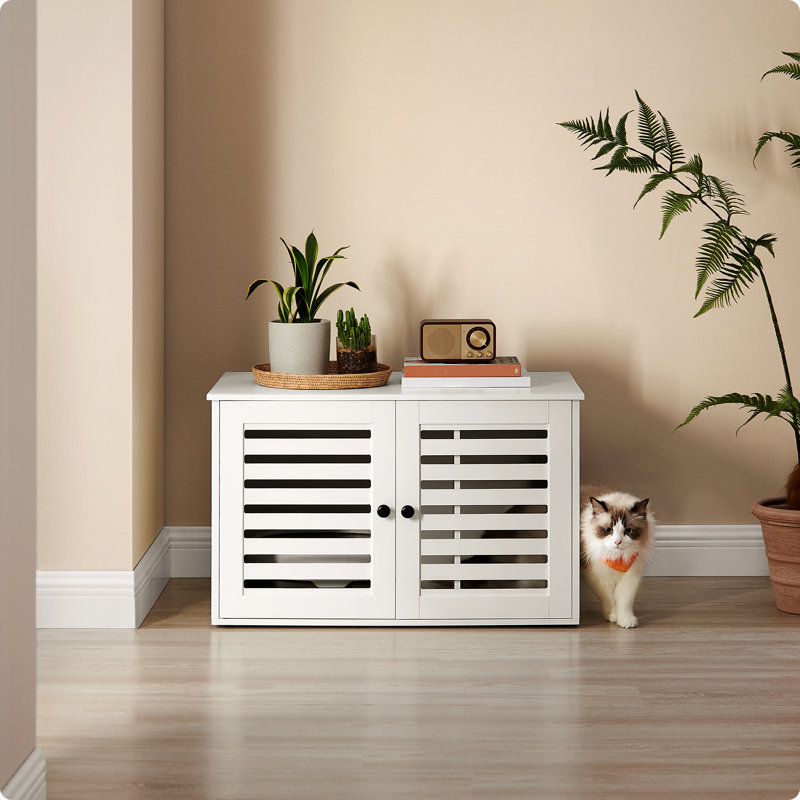 Enceinte de litière Linkwood, Blanc nuage