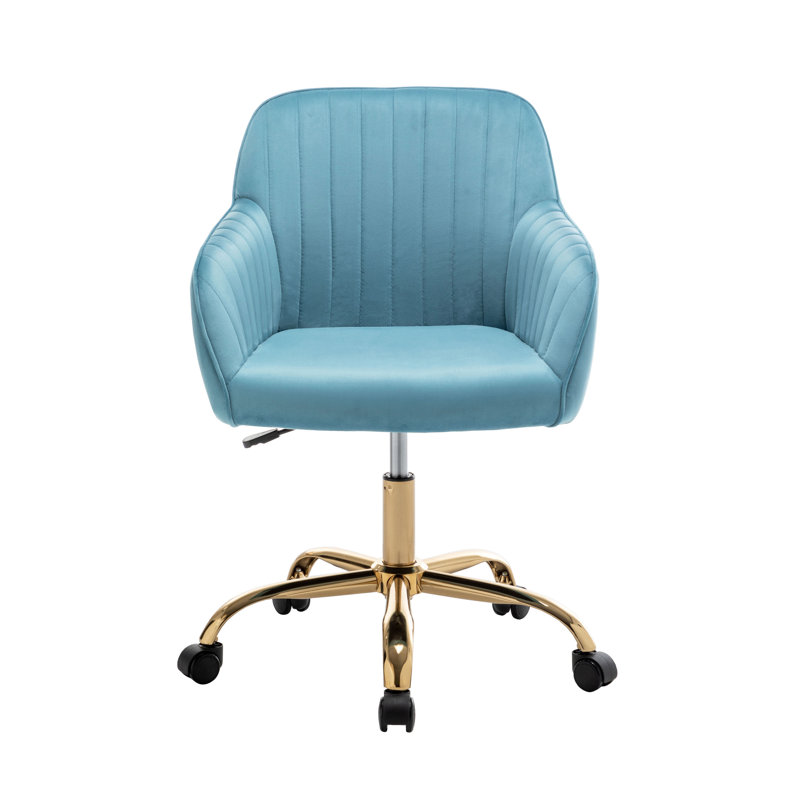 Chaise de travail Rhone, Turquoise