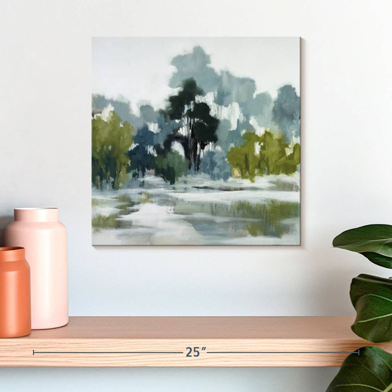 River Reflections, 16" H x 16" W