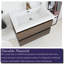 Meuble-lavabo mural simple 30 po avec plateau en résine Tarini-1855220074-1855220075