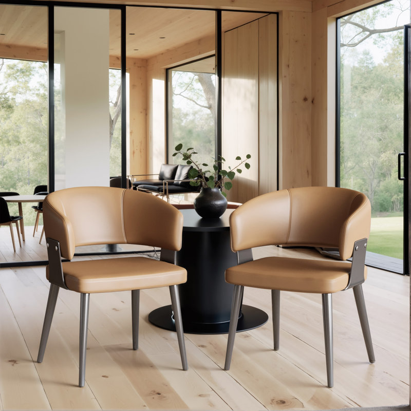 Expandable White Sintered Stone Dining Table And Chair Set, Brown, 7 Pieces: Table, 6 Chairs