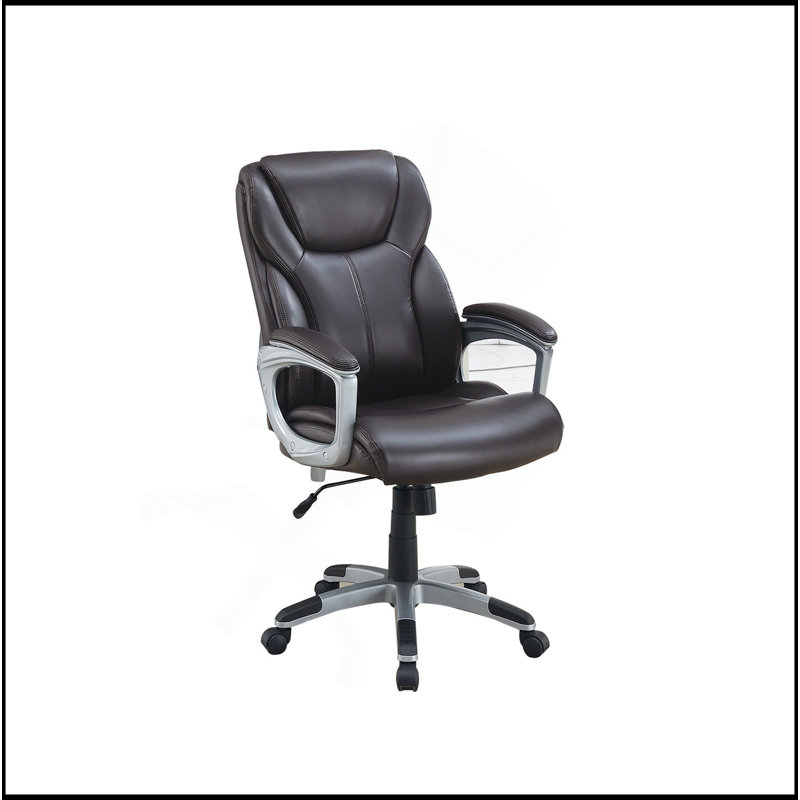 Chaise de bureau ergonomique Mid-Century à hauteur réglable, pivotante et roulante, tissu respirant pour le confort de la maison et du bureau