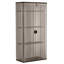 Armoire de rangement en résine avec portes verrouillables et tablettes réglables l 40 po x P 20 po Suncast, fabriquée aux États-Unis-119602743
