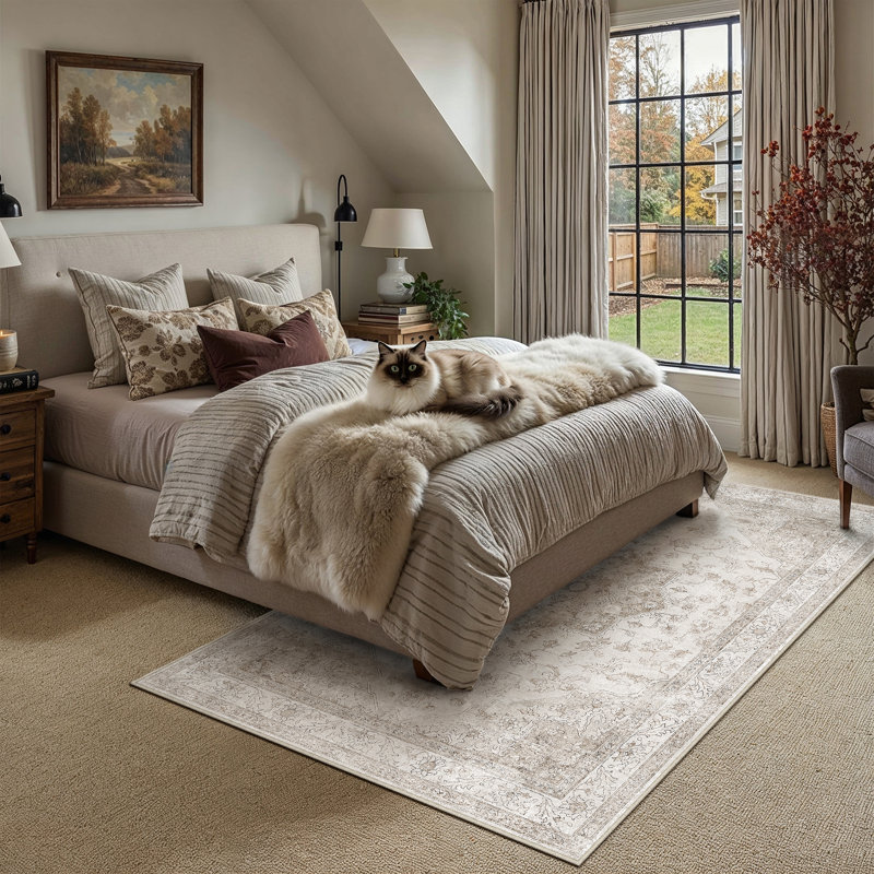 Paisley Area Rug, Rectangle 152 x 213 cm
