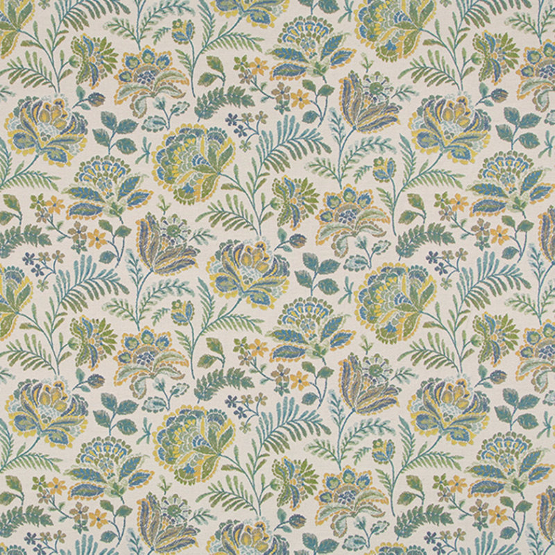 Tissu de couleur Festival Festival, Aqua
