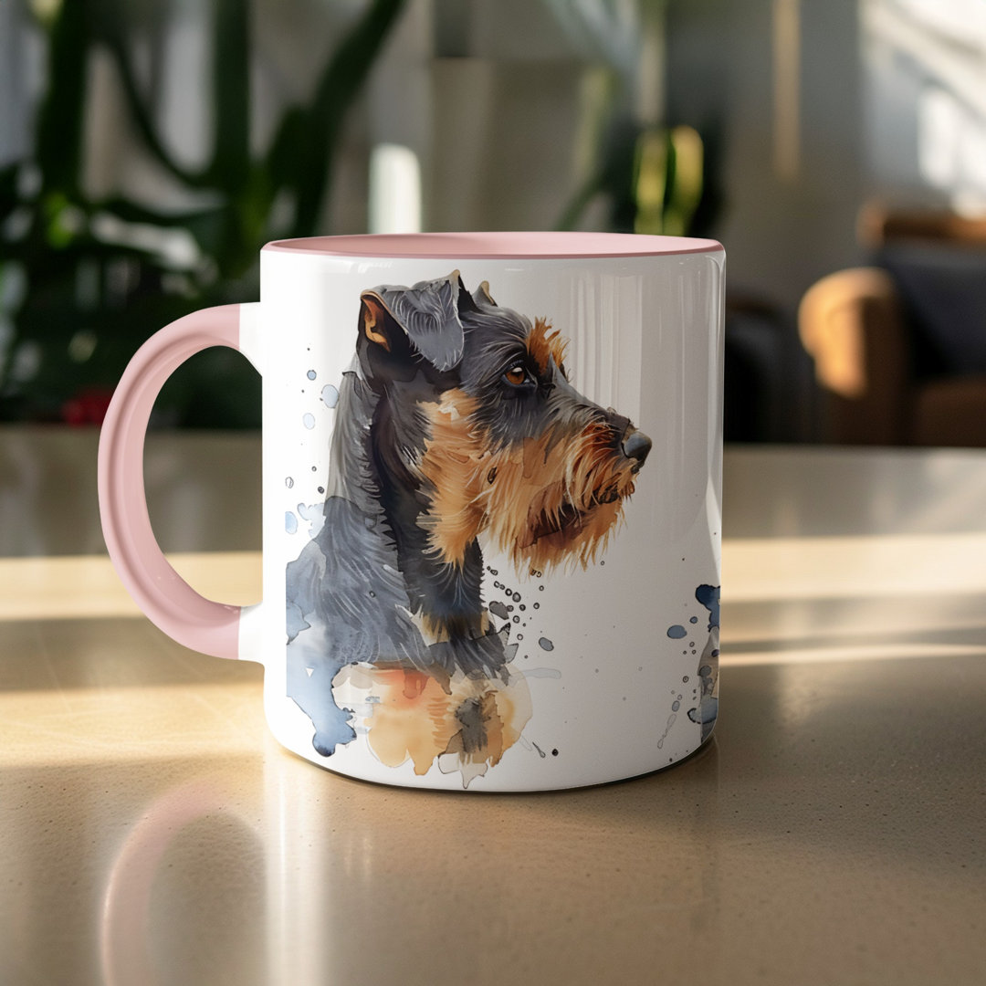 Watercolor German Shepherd Design 11oz Coffee Mug