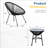 3-Piece Acapulco Wicker Patio Bistro Set With 2 Chairs & Glass Table-78267451