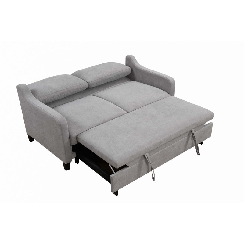 Canapé-lit convertible 69 po 3 en 1, Gris