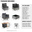 Ensemble de conversation modulaire avec coussins Hop-98495018-98495020