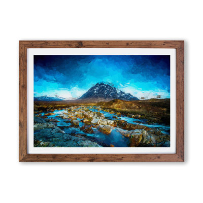 Glencoe in Scotland - Framed Print