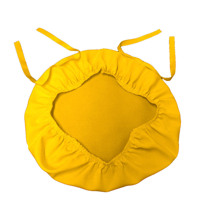 Outdoor 2'' Dining Chair Cushion Cover, Dark Yellow