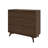 3 Drawer 37" W Solid Wood Dresser with Metal Pulls-1281565580
