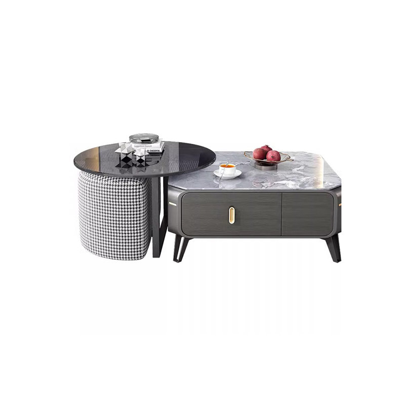 Ensemble de tables basses en ardoise italienne de luxe