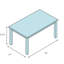 Curata Solid Wood Dining Table